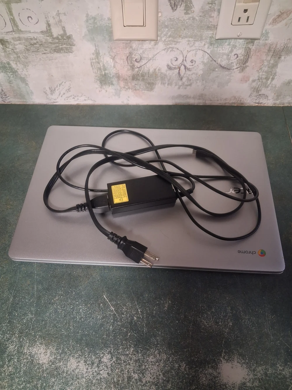 Acer Chromebook Laptop in Silver with Black Keyboard